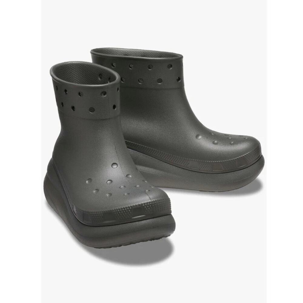 NEW w/Tags!! Crocs Classic Crush Unisex Dusty Olive Rain Boots Size US M4/W6